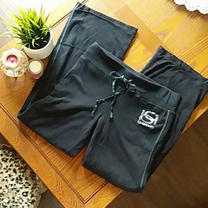 Bebe vintage reversible stretch pants